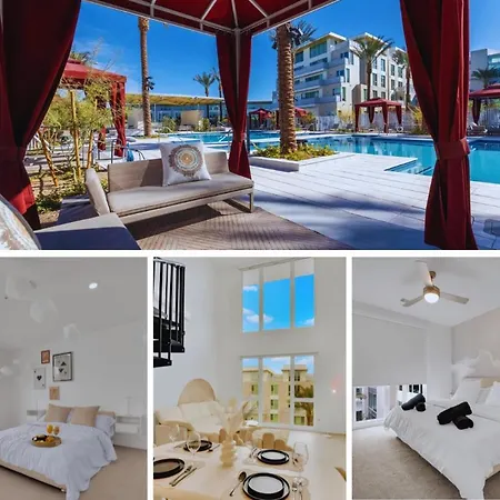 Casa Nube With Beach Club, Pickleball Court , Gym & Spa, Near Airport & Las Vegas Strip